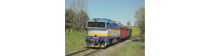 Pohlednice, Motorová lokomotiva T 478.3333 na trati u Boskovic, Letohradský železniční klub 2023124